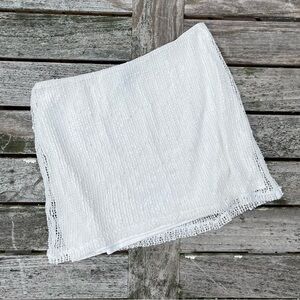 Princess Polly White Mesh Net Miniskirt